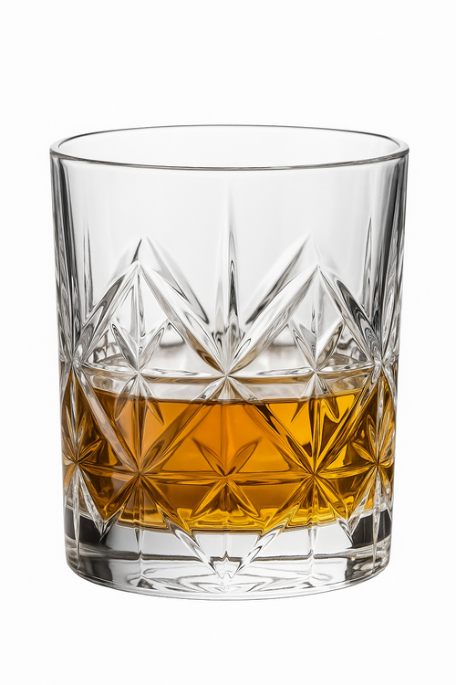 Verre whisky old fashioned gravé style vintage cadeau