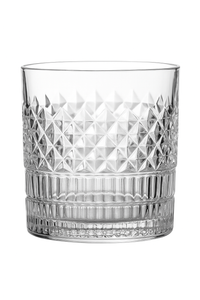 Verre whisky old fashioned relief style bar maison