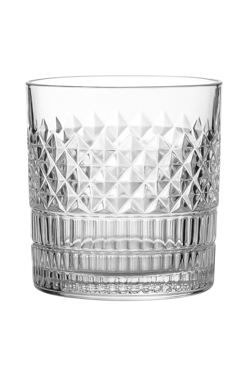 Verre whisky old fashioned relief style bar maison