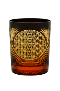 Verre whisky style edo kiriko gravure artisanale