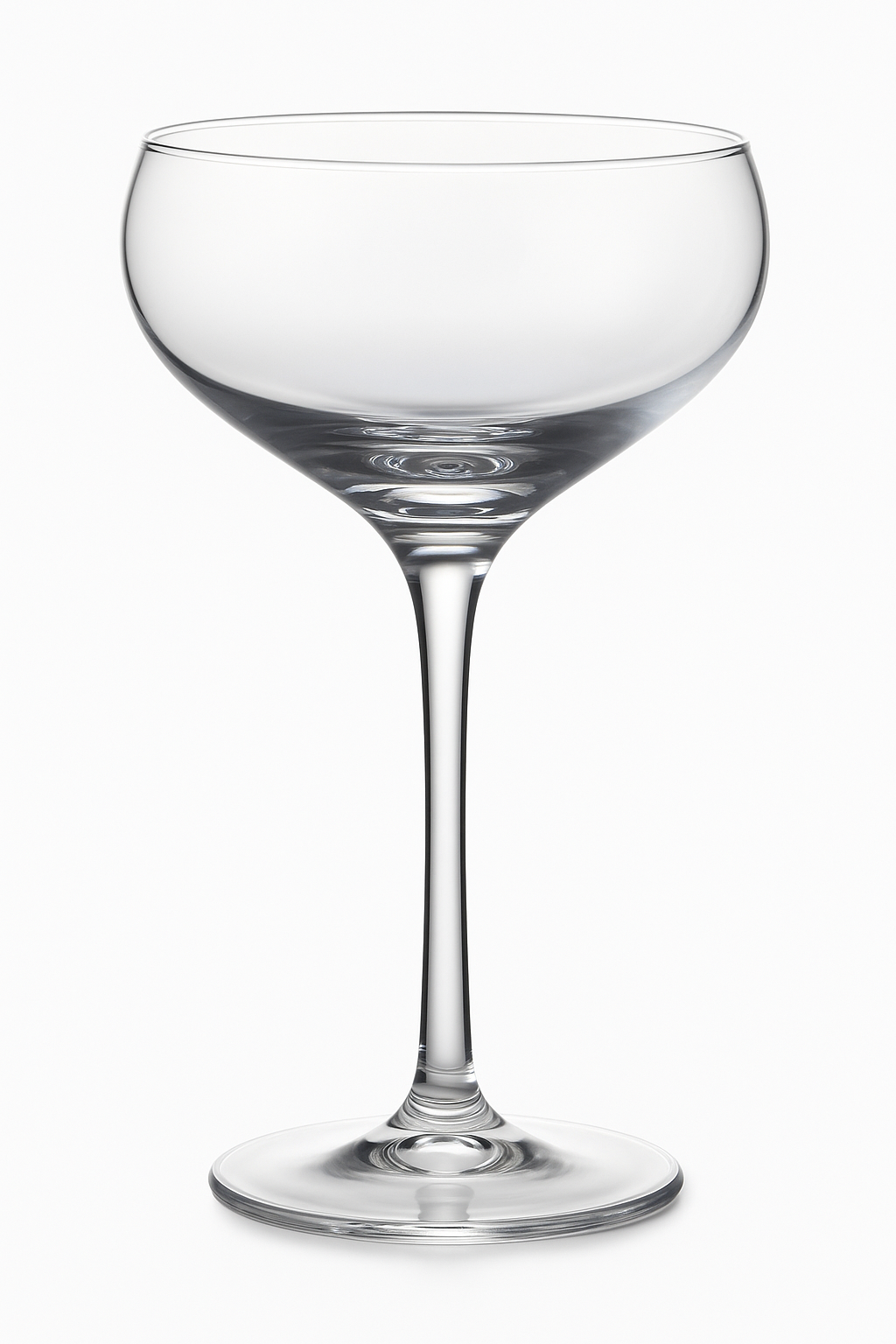 Verres à pied design cocktail champagne martini vin