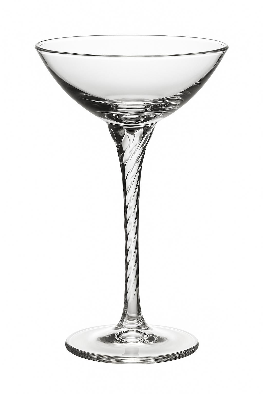 Verres à pied design cocktail champagne martini vin