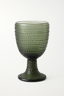 Verres à pied rétro pour vin eau cocktails