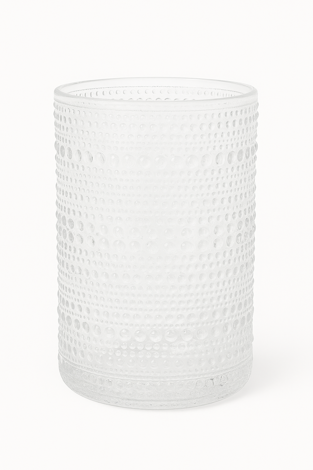 Verres a pied retro relief pour cocktails eau - vue 2 sur 2