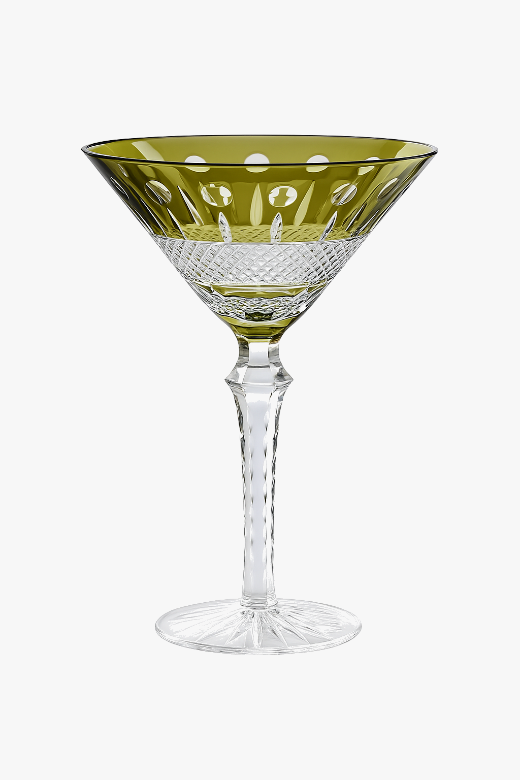Verres a vin cristal grave style antique pied