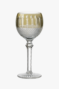 verres a vin cristal grave style antique relief