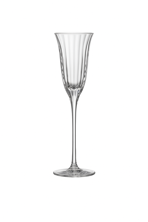 Verres à vin cristal style rétro motif floral