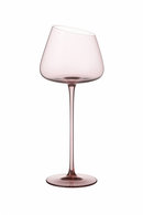 Verres à vin design flamant rose bord incliné