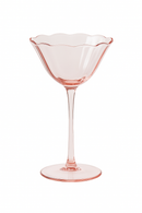 Verres à vin vintage fleur style cristal cocktail