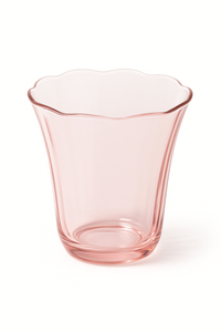 Verres à vin vintage motif floral en cristal