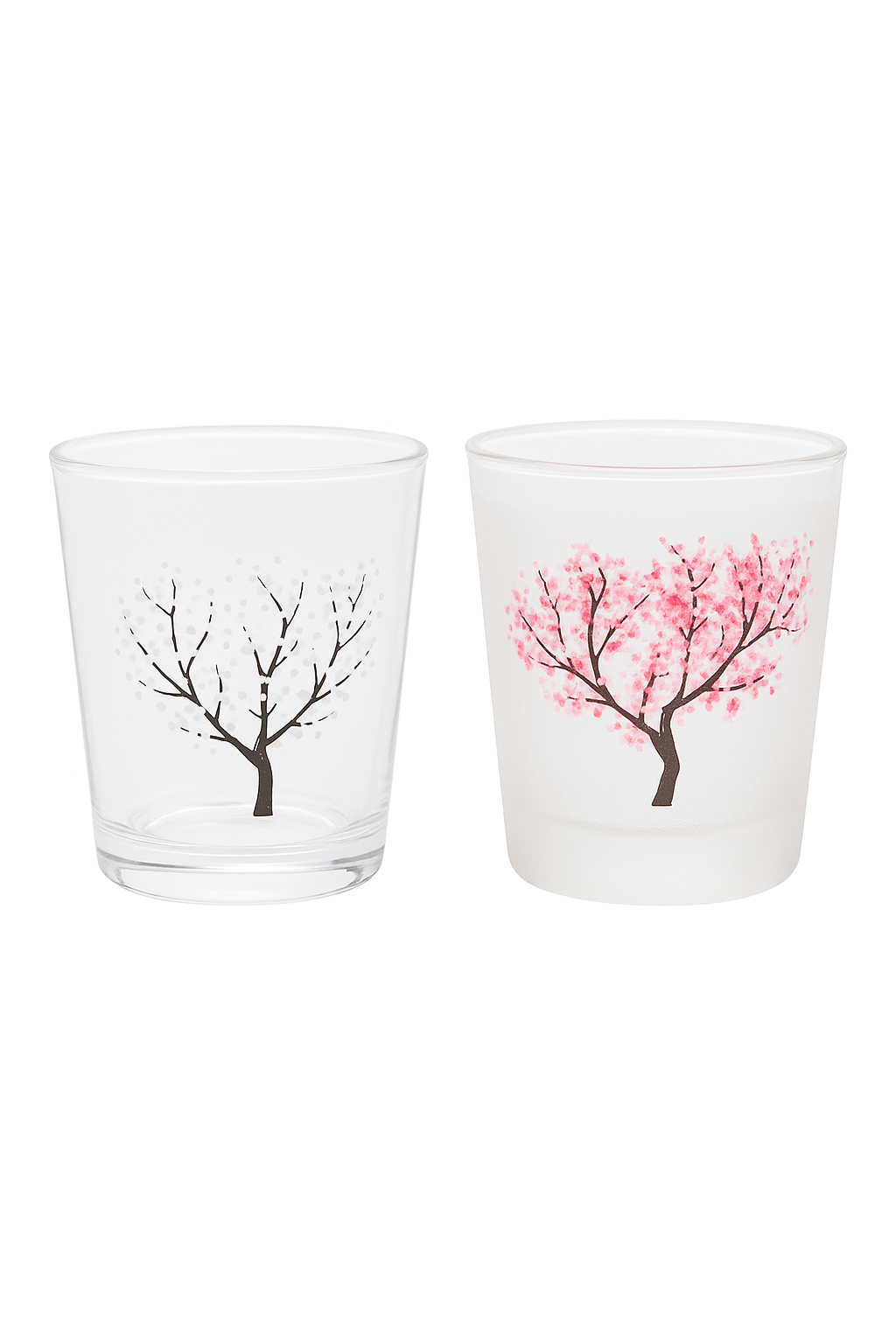 Verres à vodka thermoréactifs verre résistant bar set