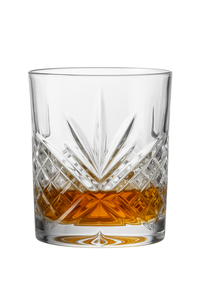 Verres à whisky old fashioned design élégant relief
