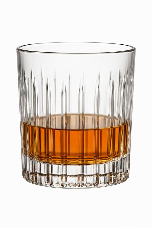 Verres à whisky old fashioned design texturé épais