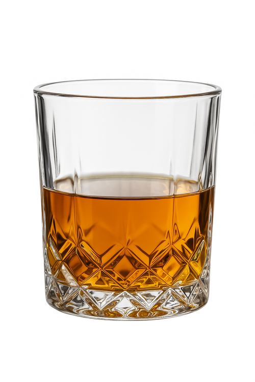 Verres à whisky old fashioned gravés motif classique