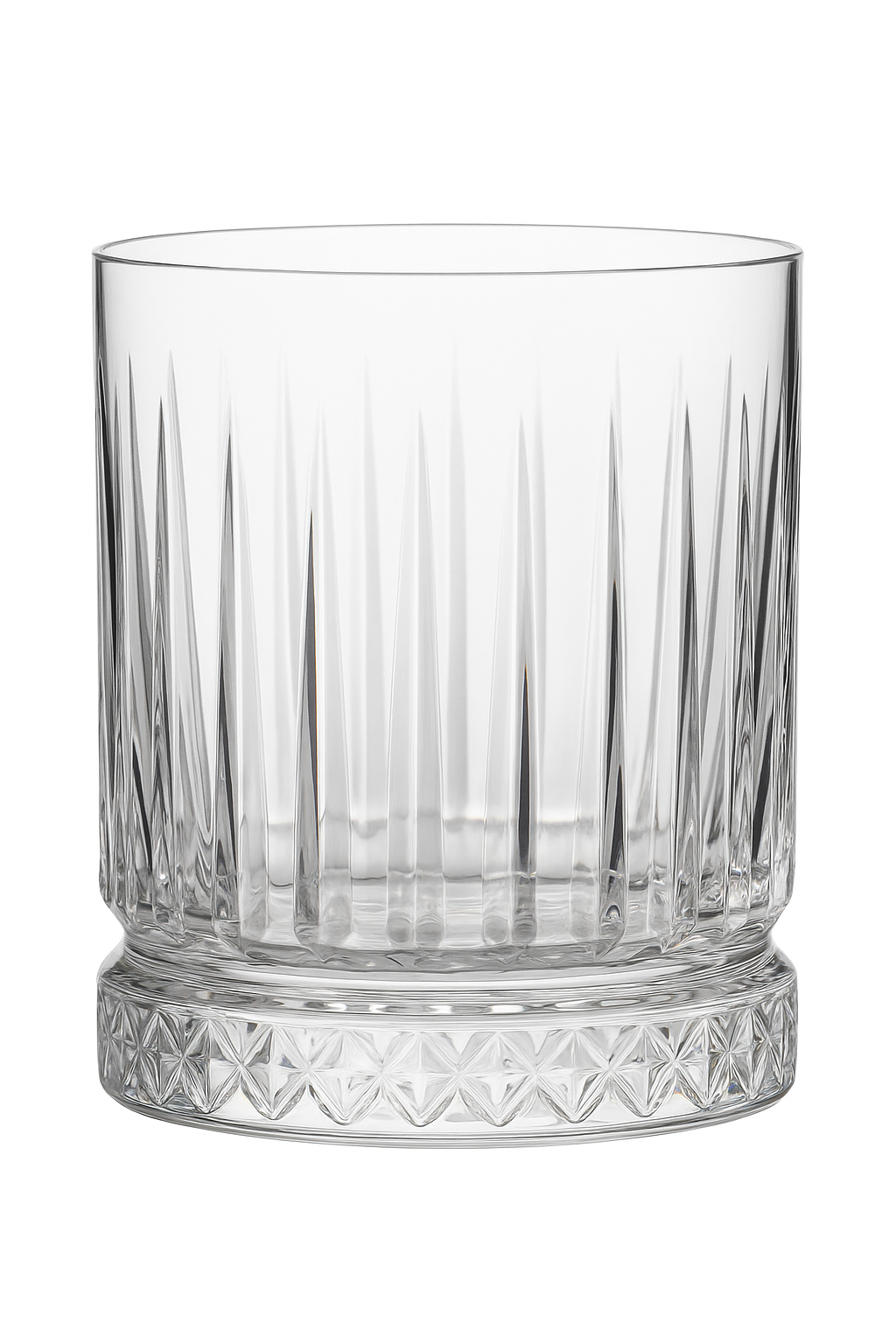 Verres a whisky old fashioned relief epais elegants - vue 2 sur 2