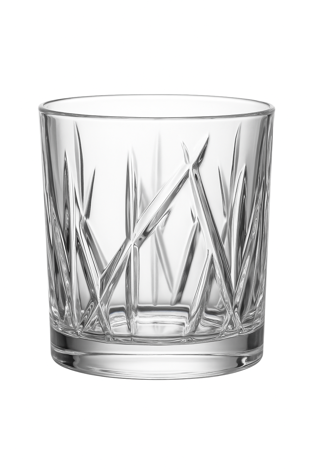 Verres à whisky old fashioned relief vintage élégant - vue 2 sur 2