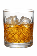 Verres à whisky old fashioned texturés lot 4