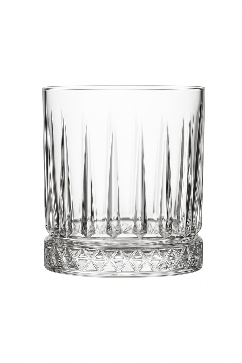Verres a whisky relief style cristal resistants cocktails