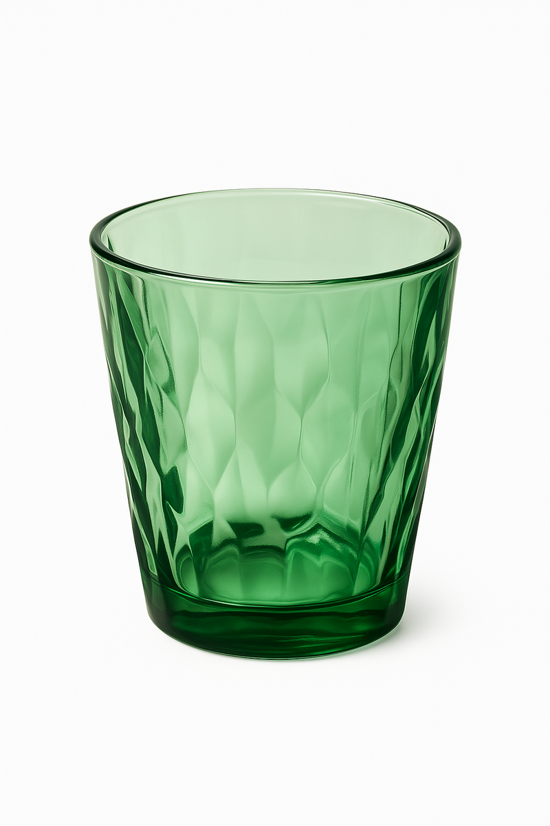 Verres acrylique incassables style rainure pour fete