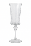 Verres champagne cristal stries style retro multiboissons