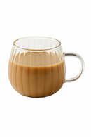 verres citrouille halloween en verre borosilicate 450ml