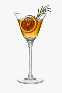 Elegant cocktail, champagne, martini and wine glasses