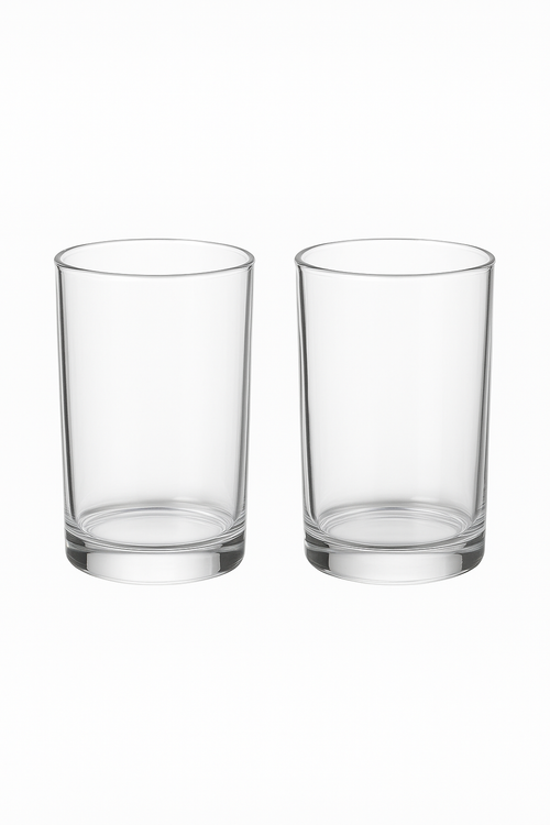 Verres cocktail verre design épuré résistants chaleur