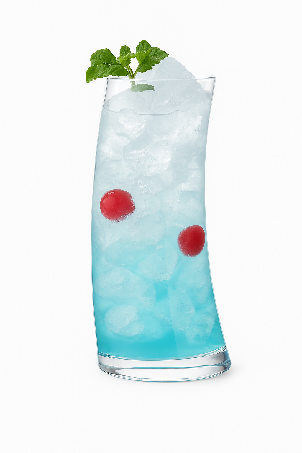 Verres collins cristal style rainuré pour cocktails boissons