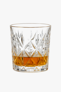 Verres cristal ciselé élégants pour whisky bière vin