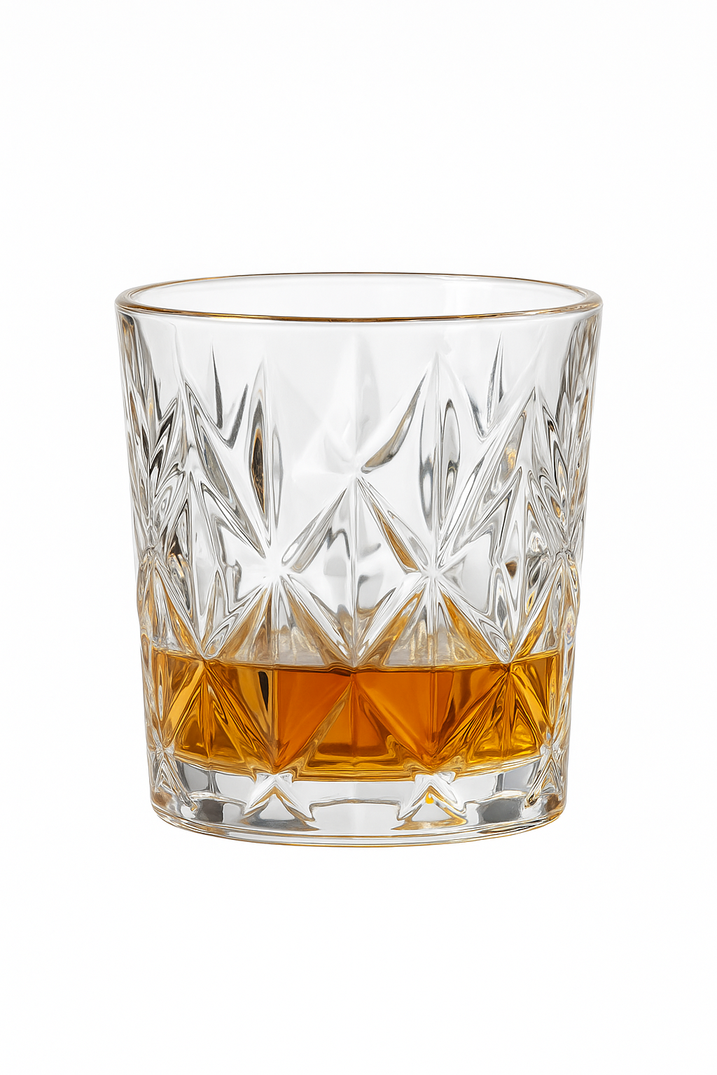 Verres cristal ciselé élégants pour whisky bière vin - vue 2 sur 2