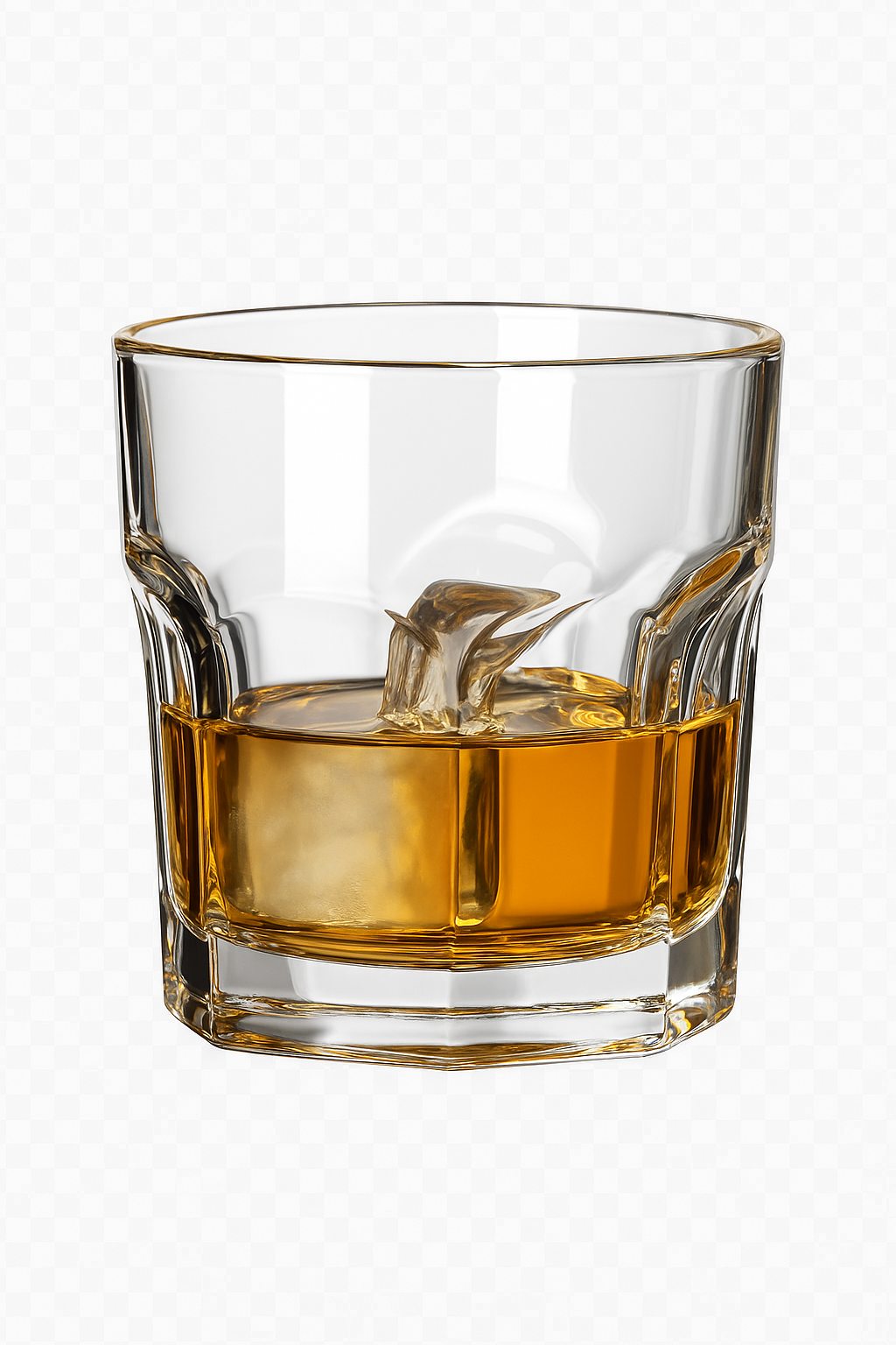Verres cristal design facette pour bar maison fetes - vue 2 sur 2