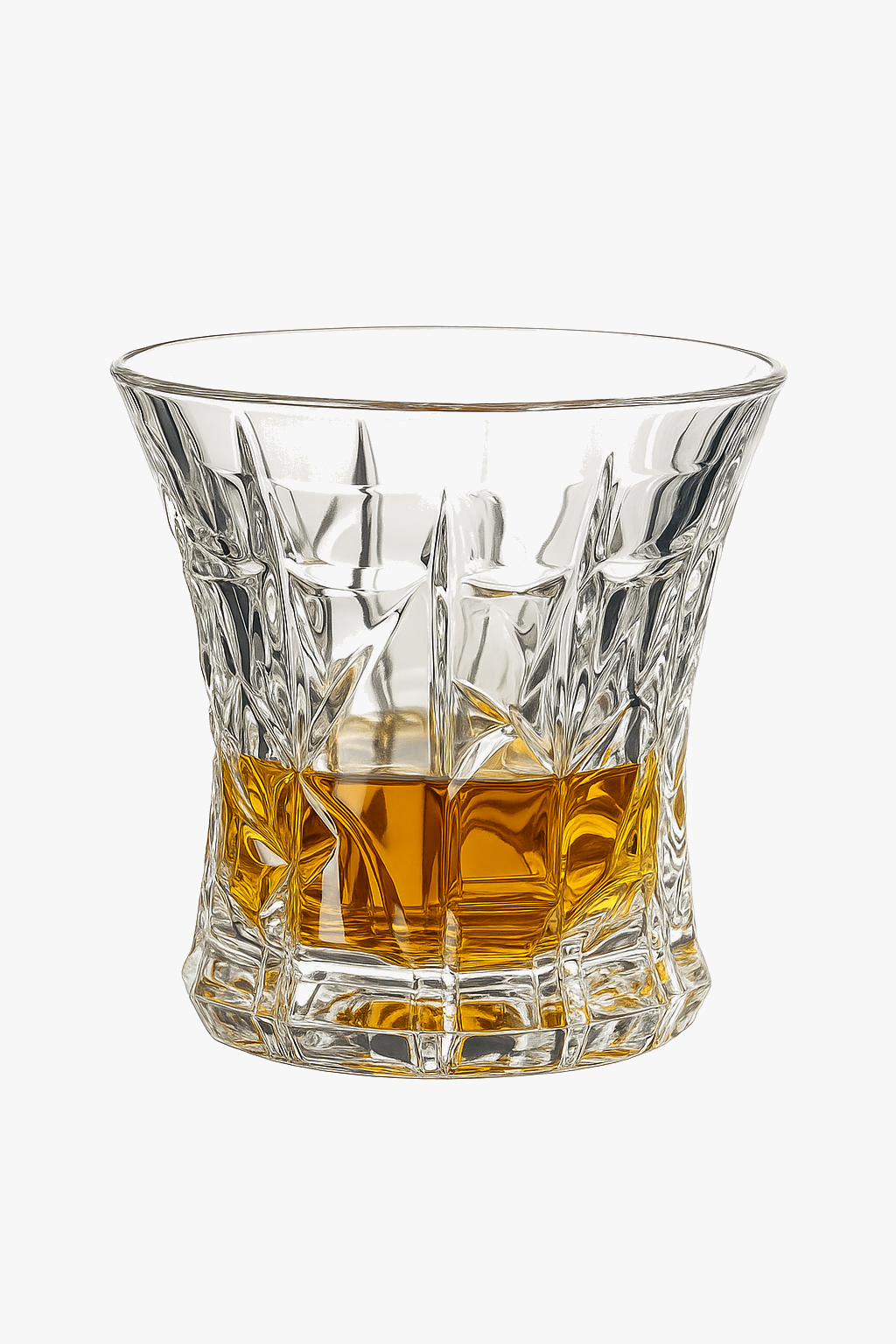 verres cristal relief style vintage bar maison réception