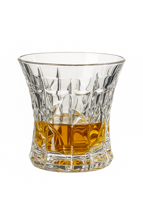 verres cristal relief style vintage bar maison réception