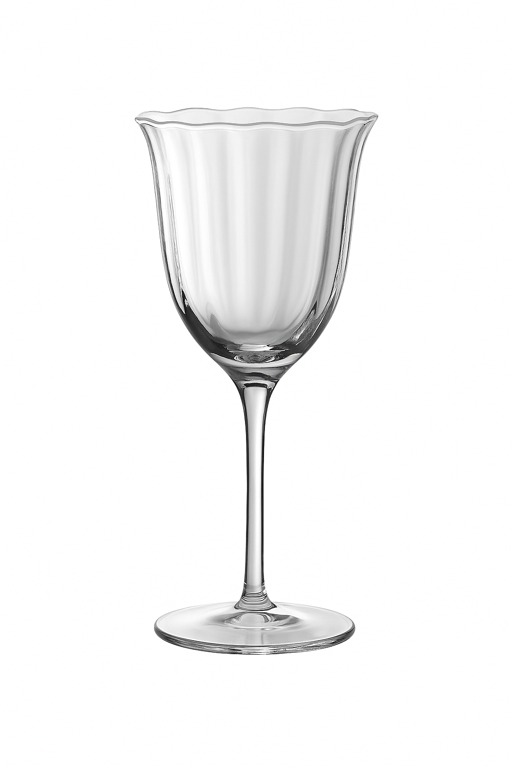Verres cristal rétro rayures motif floral style bar - vue 2 sur 2