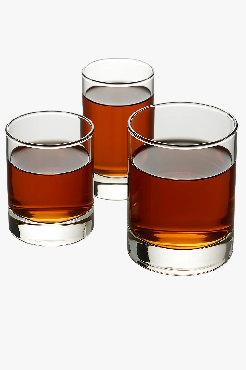 Verres droits en verre épais style minimaliste maison
