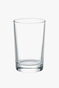 Thick glass straight tumblers minimalistic style