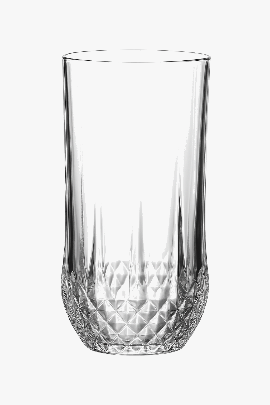 Verres elegants motif diamant pour vin cafe the