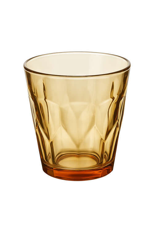 Verres incassables en acrylique style vintage strié réutilisables