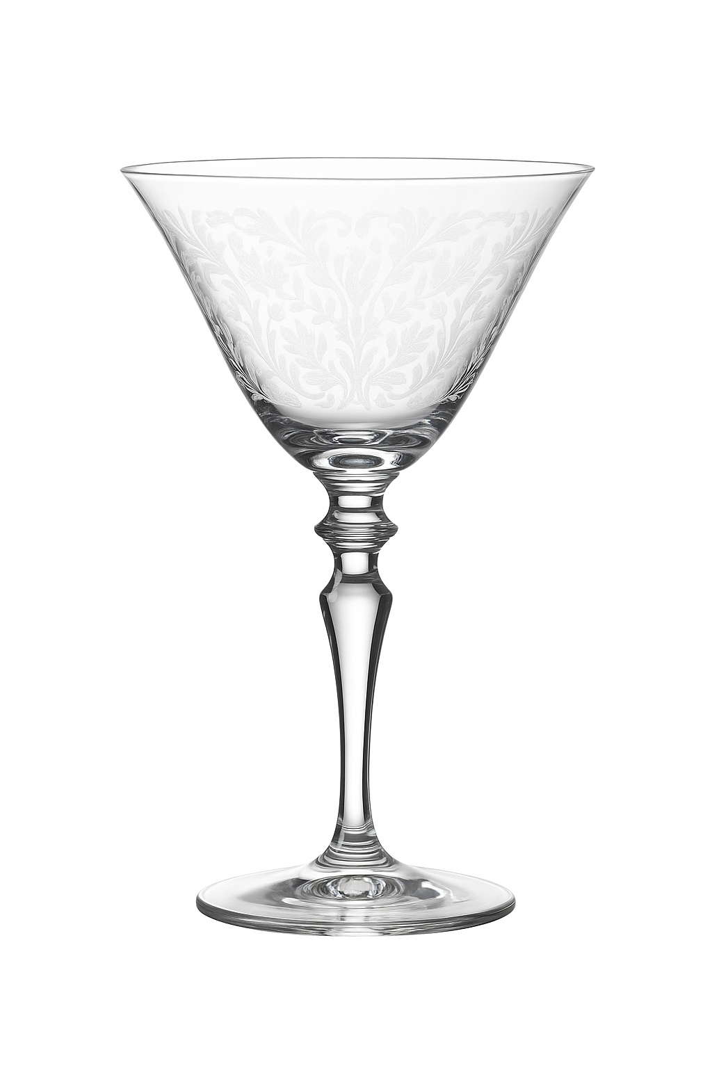 Verres martini élégants style vintage pour cocktails
