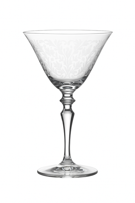 Verres martini élégants style vintage pour cocktails