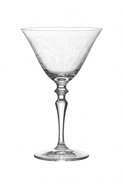 Verres martini élégants style vintage pour cocktails