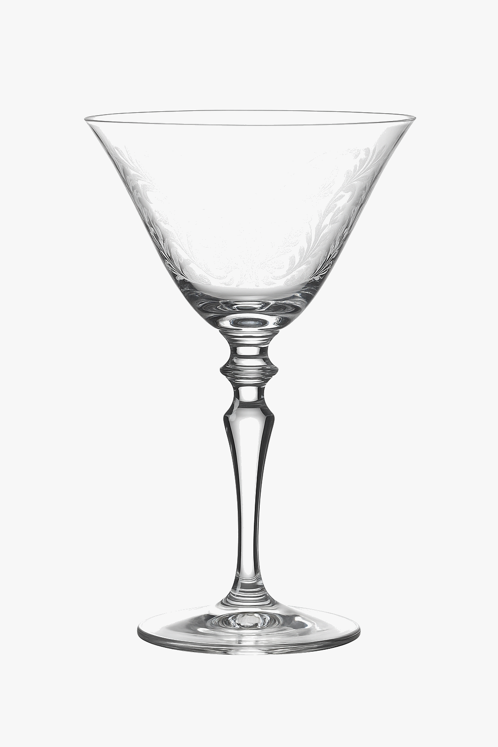 Verres martini élégants style vintage pour cocktails