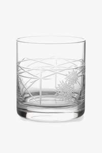 Verres old fashioned motif gravé pour whisky cocktails