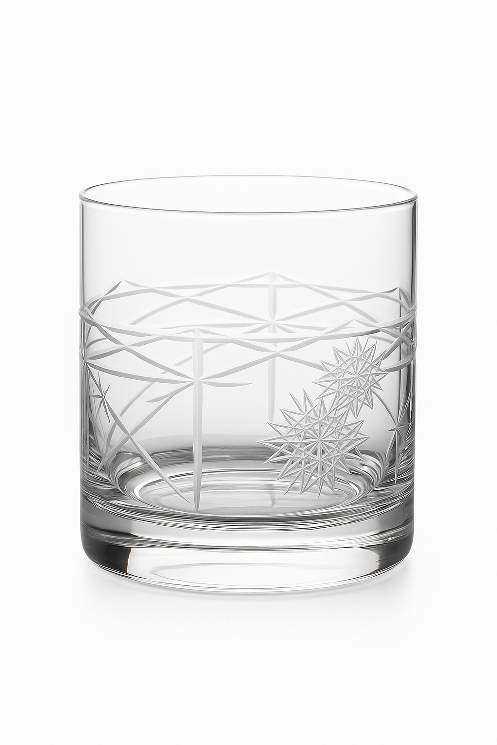 Verres old fashioned motif gravé pour whisky cocktails