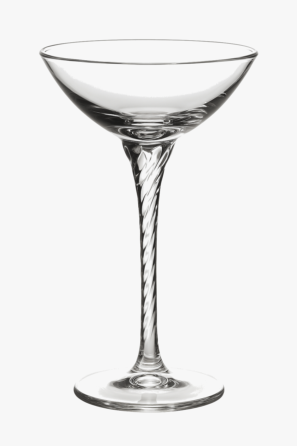 Verres à pied design cocktail champagne martini vin