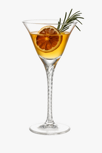 Elegant long stem glasses for cocktail, champagne, martini and wine