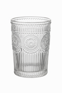 Verres relief tournesol style retro pour boissons froides