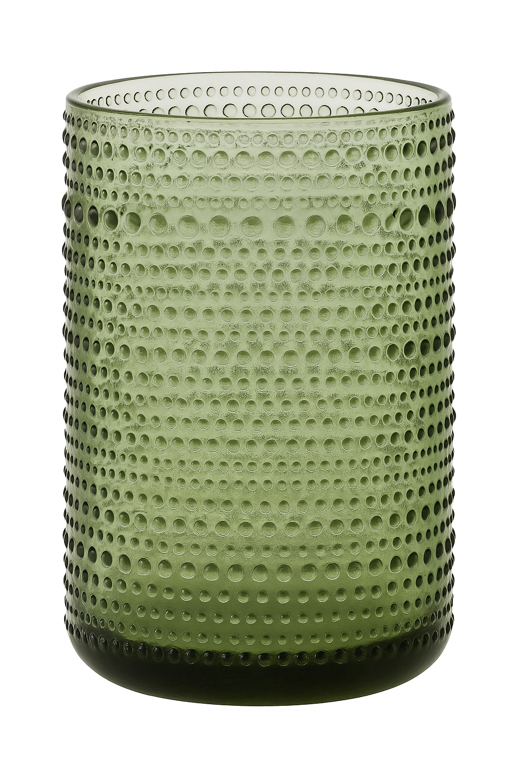 Verres retro relief pied haut cocktail eau vin - vue 2 sur 2