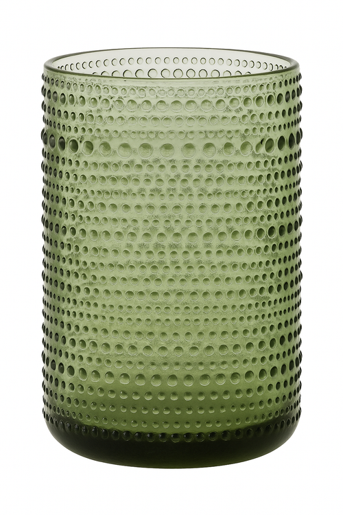 Verres retro relief pied haut cocktail eau vin