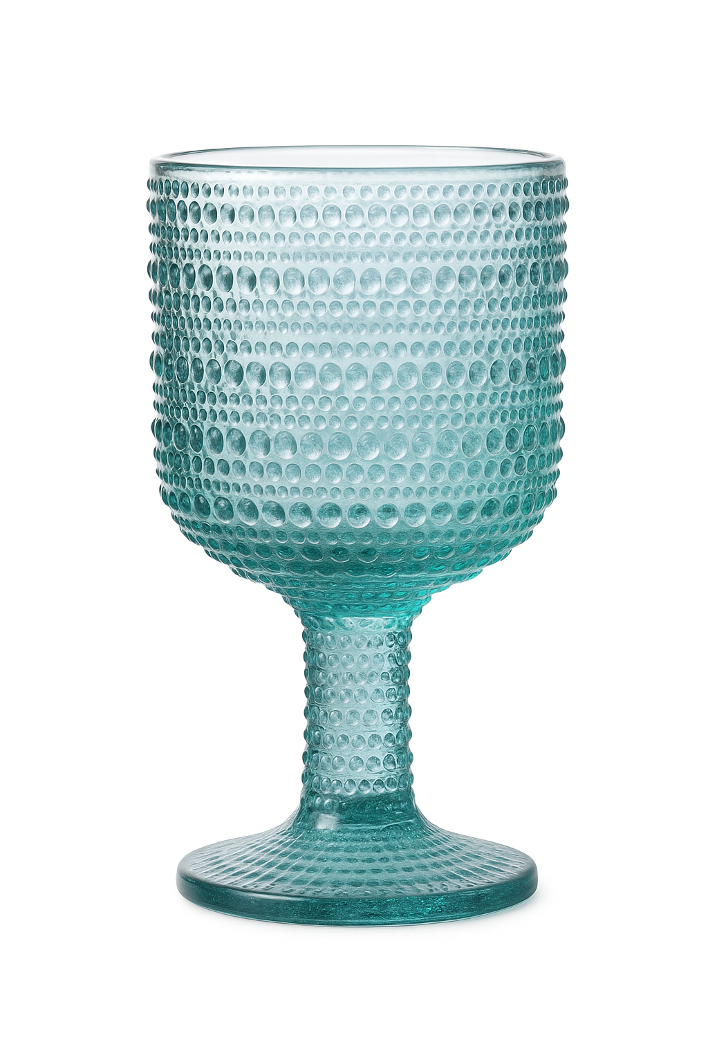 Verres retro relief pied haut verrerie cocktail fete - vue 2 sur 2